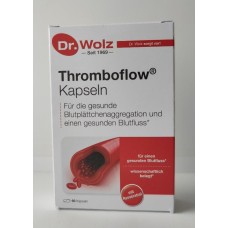 Капсулы от слипания тромбоцитов способствует здоровому кровотоку THROMBOFLOW Kapseln Dr. Wolz 60 шт Dr.Wolz