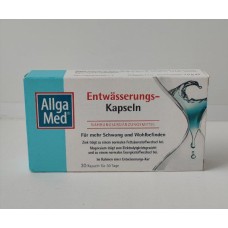 Allga Med Entwässerungs-Kapseln – препарат для выведения лишней жидкости из организма, 30 шт. 